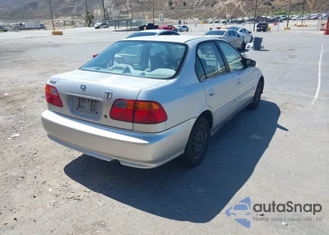 2000 Honda Civic Value Package из США, поврежденный, VIN 2HGEJ661XYH559604